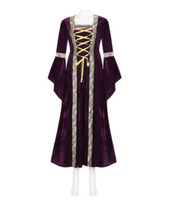 Hocus Pocus Purple Robe Dress Cosplay Costume