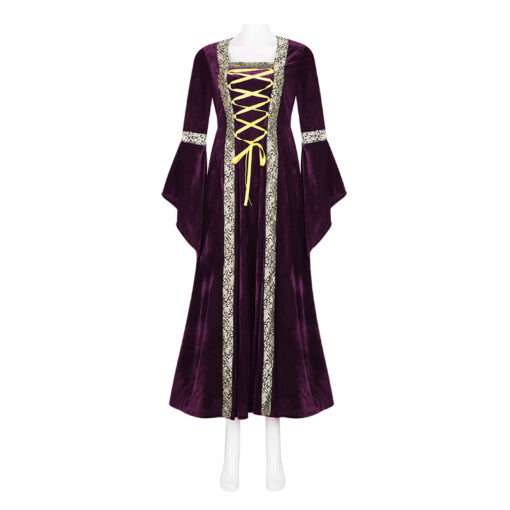 Hocus Pocus Purple Robe Dress Cosplay Costume