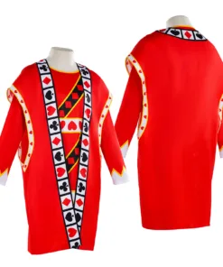 Alice in Wonderland King of Hearts poker Cosplay Costume