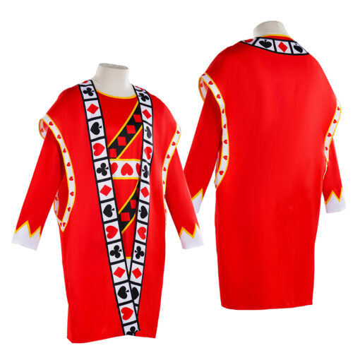 Alice in Wonderland King of Hearts poker Cosplay Costume