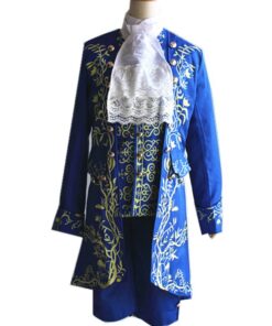 Beauty and the Beast Prince Blue Cosplay Costume