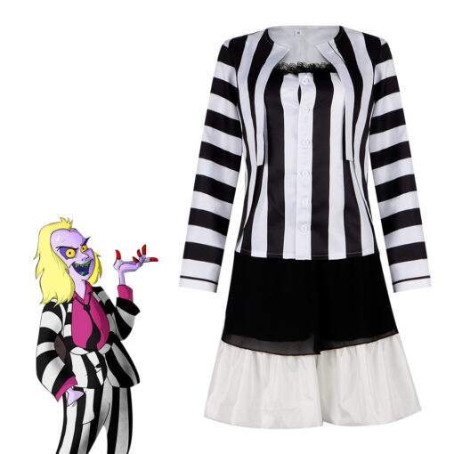 Beetlejuice Betelgeuse Skirt Cosplay Costume