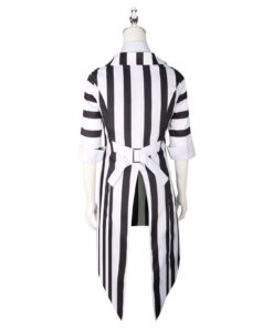 Beetlejuice Striped Style Dress Cosplay Costume