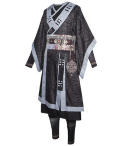 Black Myth Wukong Yin Yang Robe Cosplay Costume