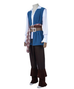 Pirates of the Caribbean Captain Jack Sparrow Cosplay Costume