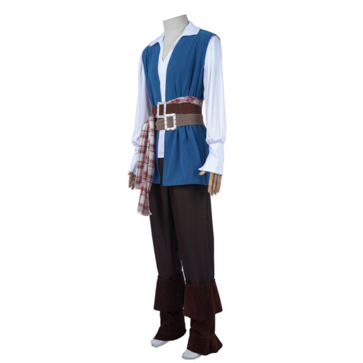 Pirates of the Caribbean Captain Jack Sparrow Cosplay Costume