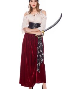 Pirates of the Caribbean Women Pirates Stage Cosplay Costume