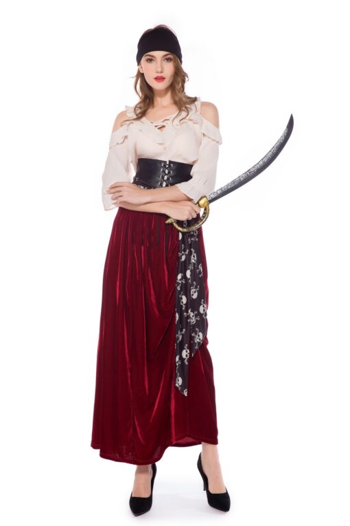 Pirates of the Caribbean Women Pirates Stage Cosplay Costume