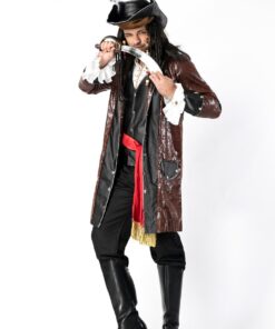 Pirates of the Caribbean Men Pirates Cosplay Costume