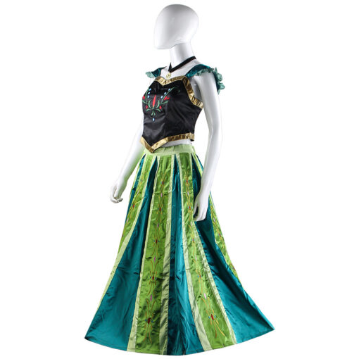 Frozen Anna Princess Skirt Cosplay Costume