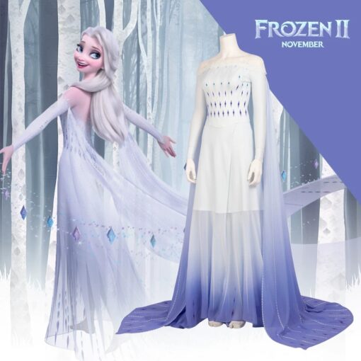 Frozen Elsa Princess Dress Cosplay Costume