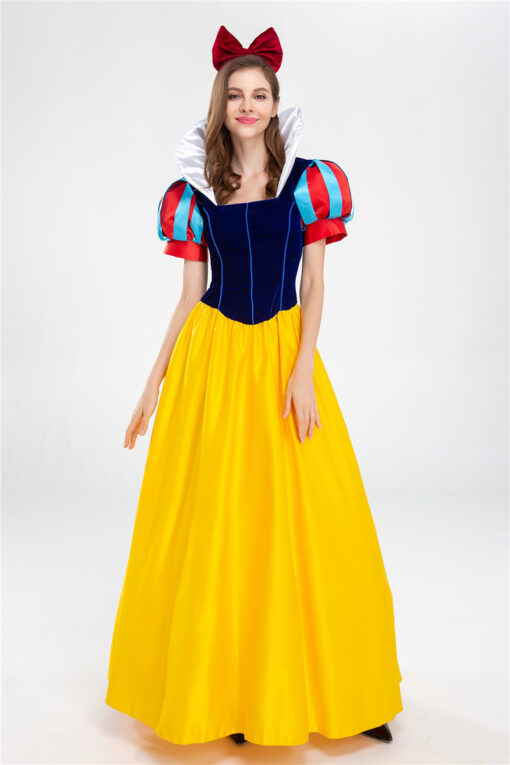 Frozen Snow White Princess Dress Cosplay Costume