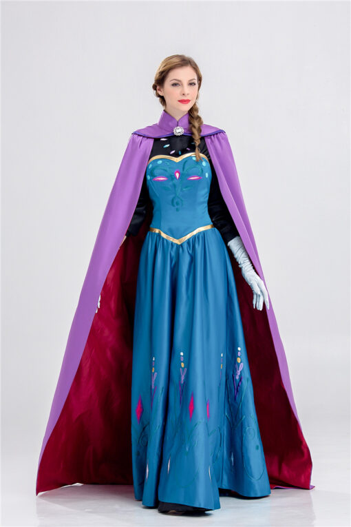 Frozen Anna Princess Dress Cosplay Costume