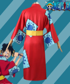 One Piece Luffy Kimono Cosplay Costume