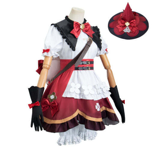 Genshin Impact Klee Blossoming Starlight Cosplay Costume