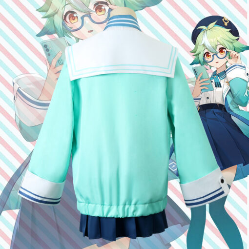 Genshin Impact Sucrose JK Uniform Cosplay Costume