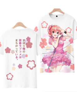 My Youth Romantic Comedy Is Wrong Yukinoshita Yukino T-shirt Cosplay Costume