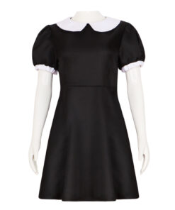 Wednesday Addams Black Dress Cosplay Costume