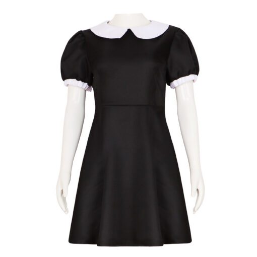 Wednesday Addams Black Dress Cosplay Costume