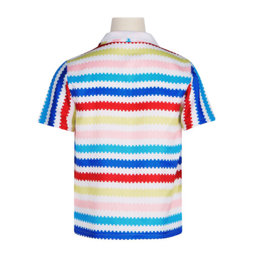 Barbie Allen Rainbow Stripe Pattern Cosplay Costume