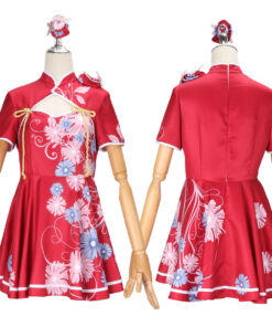 Oshi No Ko Hoshino Ruby in a Spring Festival Qipao Cosplay Costume