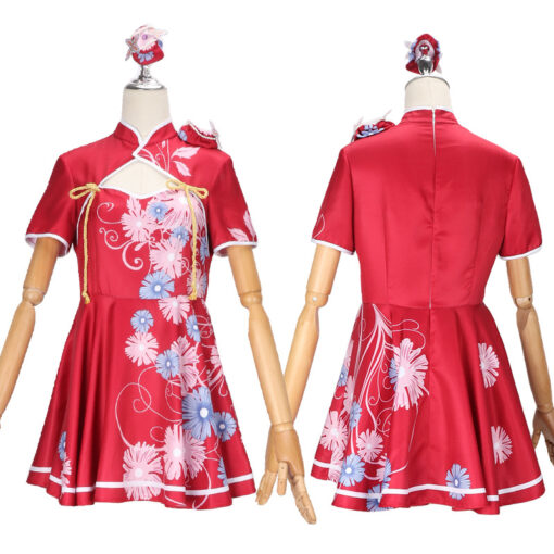 Oshi No Ko Hoshino Ruby in a Spring Festival Qipao Cosplay Costume