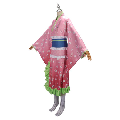 Demon Slayer Kanroji Mitsuri Kimono Cosplay Costume