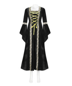 Hocus Pocus Black Robe Dress Cosplay Costume