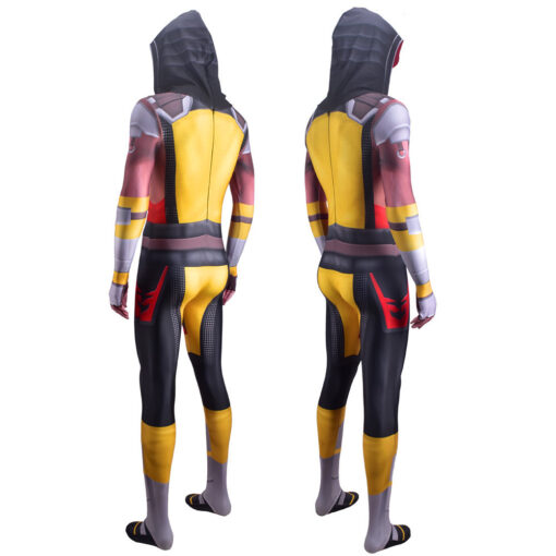 Mortal Kombat Scorpion Bodysuit Cosplay Costume