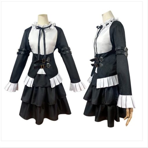 Fairy Tail Erza Scarlet Maid outfit Cosplay Costume