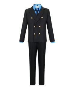 One Piece Sanji Vinsmoke Blue Cosplay Costume