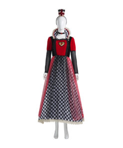 Alice in Wonderland Queen of Hearts Dress Cosplay Costume