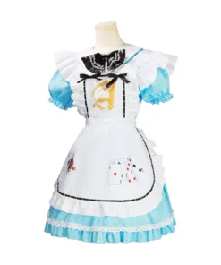 Alice in Wonderland Lolita Poker Dress Cosplay Costume