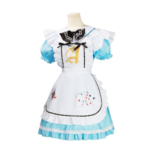 Alice in Wonderland Lolita Poker Dress Cosplay Costume