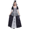 Alice in Wonderland Chess Piece Chessboard Queen Dress Cosplay Costume