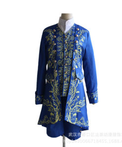 Beauty and the Beast Prince Blue Cosplay Costume