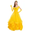 Beauty and the Beast Belle Yellow Dress Cosplay Costume