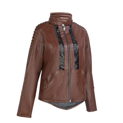 Star Trek Women Leather Jacket Cosplay Costume