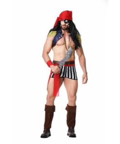 Pirates of the Caribbean Men Pirates Cosplay Costume