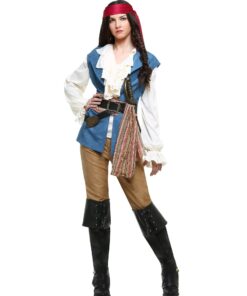 Pirates of the Caribbean Women Captain Sailor Cosplay Costume