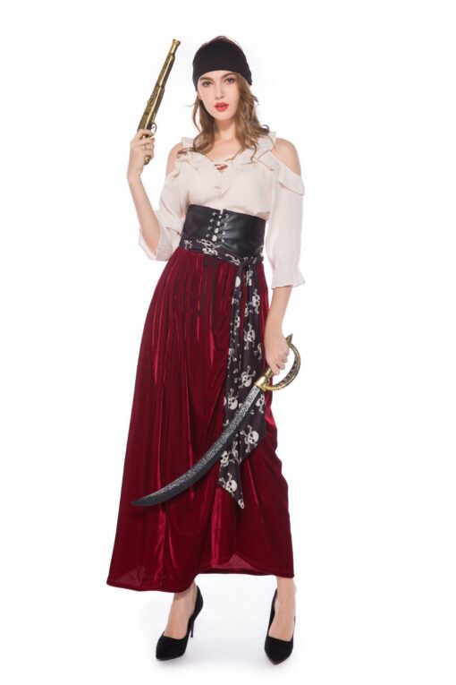 Pirates of the Caribbean Women Pirates Stage Cosplay Costume