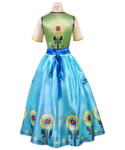 Frozen Anna Princess Ball Gown Cosplay Costume