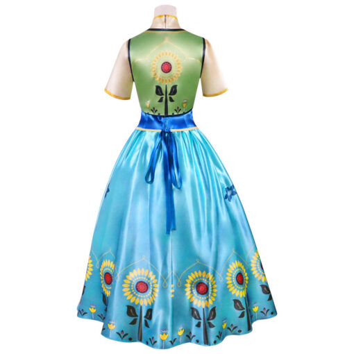 Frozen Anna Princess Ball Gown Cosplay Costume