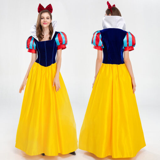 Frozen Snow White Princess Dress Cosplay Costume