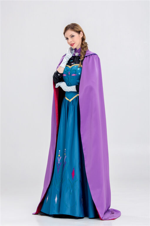 Frozen Anna Princess Dress Cosplay Costume