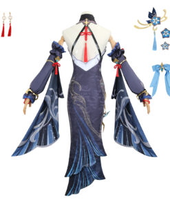 Genshin Impact Shenhe Cosplay Costume