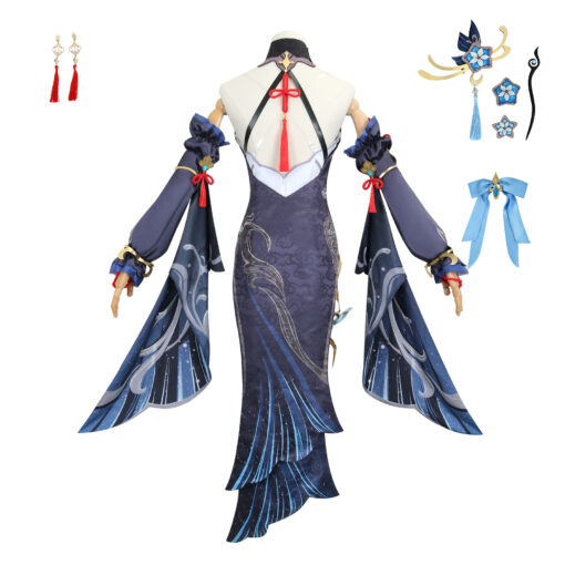 Genshin Impact Shenhe Cosplay Costume