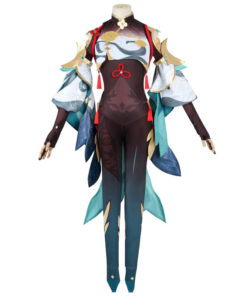 Genshin Impact Lonesome Embrace Shenhe Cosplay Costume