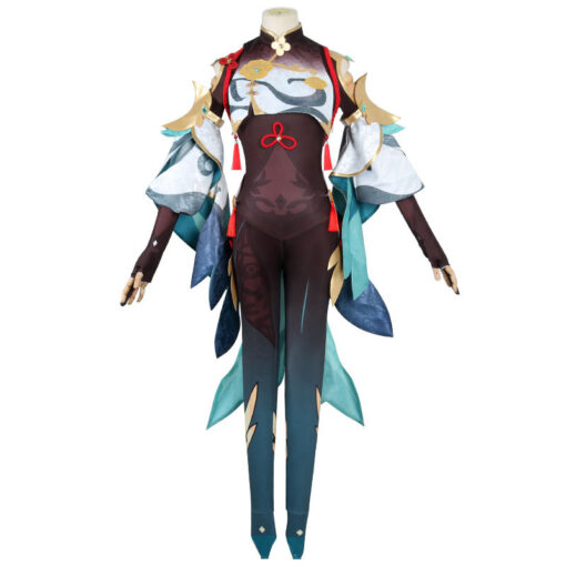 Genshin Impact Lonesome Embrace Shenhe Cosplay Costume