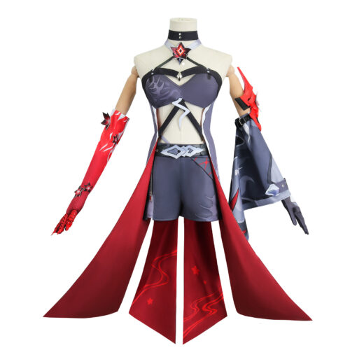 Honkai Star Rail Acheron Red Form Cosplay Costume